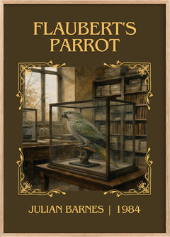 Flaubert's Parrot Classic Book Art Print by Julian Barnes