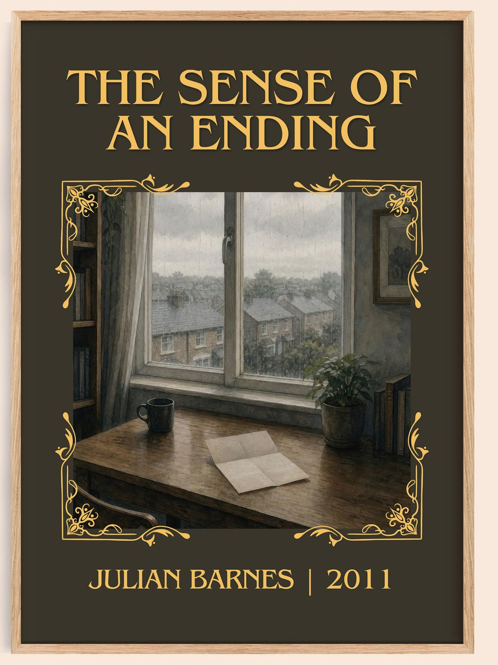 The Sense of an Ending Classic Book Art Print by Julian Barnes – book poster