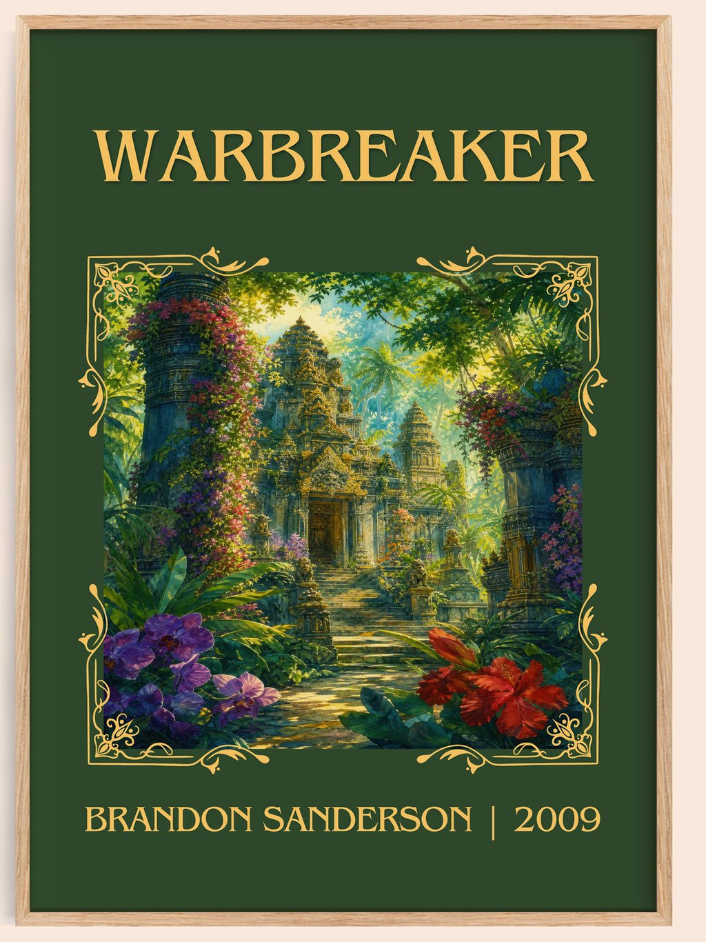 Warbreaker Classic Book Art Print by Brandon Sanderson – book poster