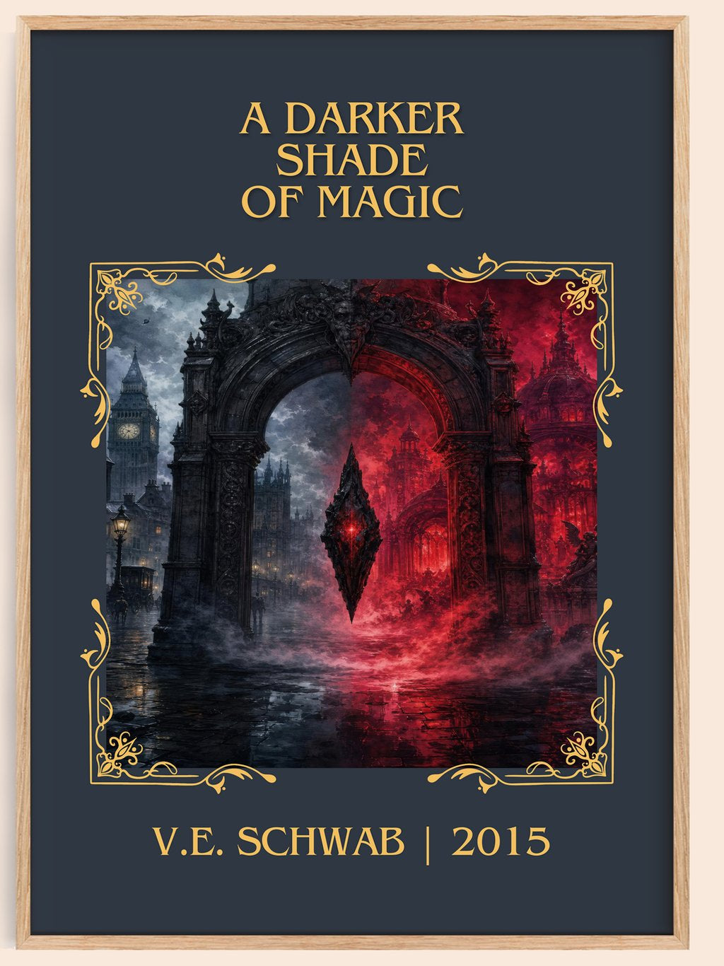 A Darker Shade of Magic Classic Book Art Print by V.E. Schwab – book poster