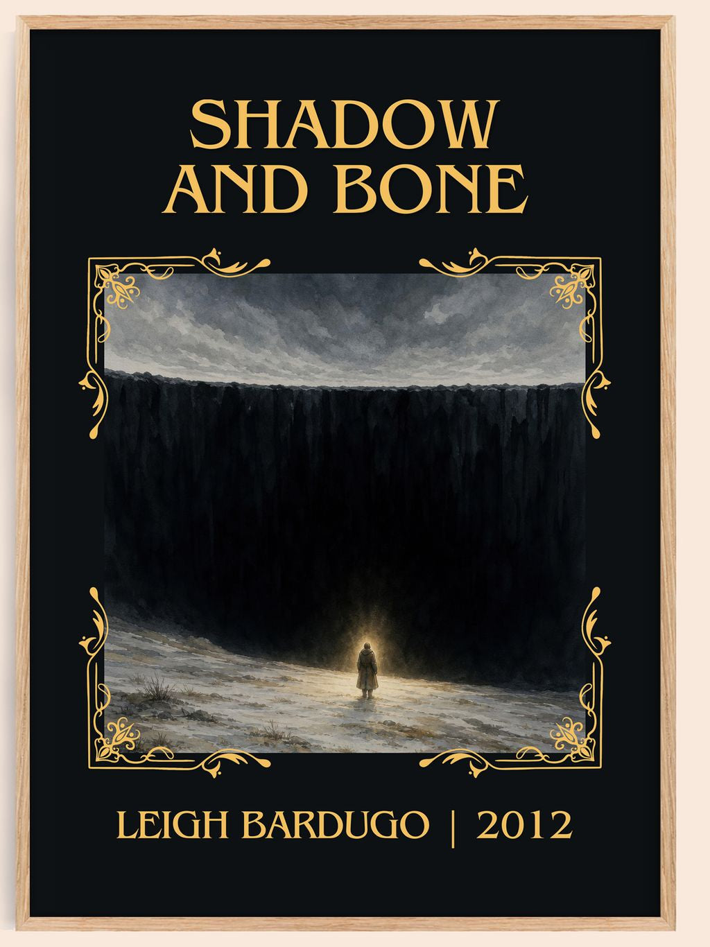 Shadow and Bone Classic Book Art Print by Leigh Bardugo – book poster