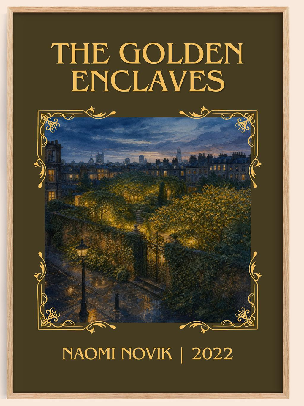 The Golden Enclaves Classic Book Art Print by Naomi Novik – book poster