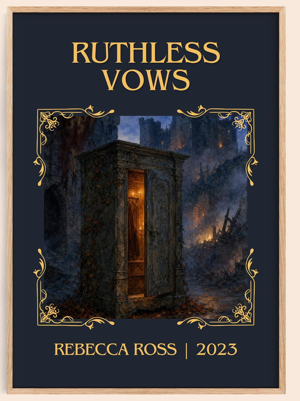 Ruthless Vows Classic Book Art Print by Rebecca Ross – book poster