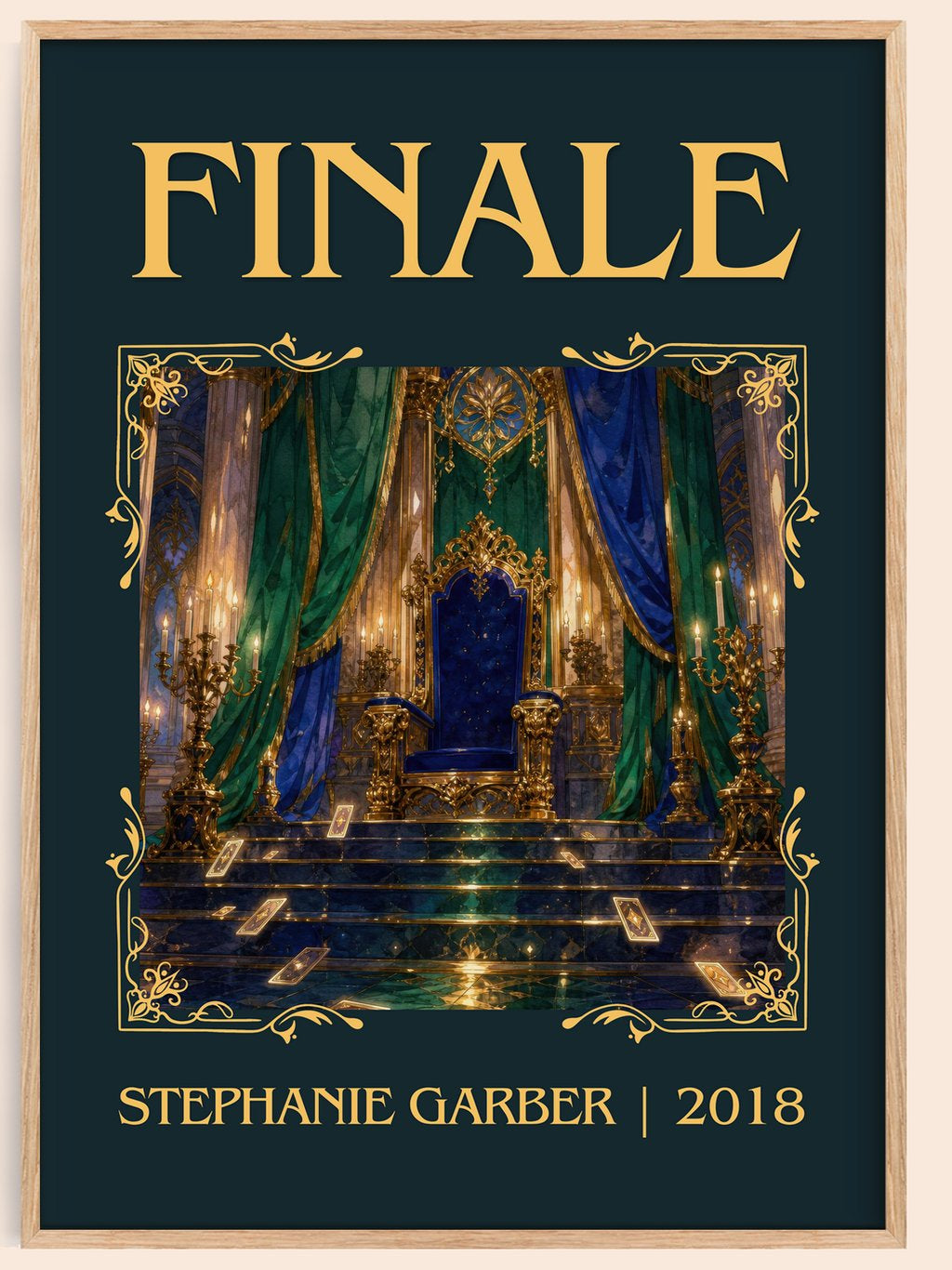 Finale Classic Book Art Print by Stephanie Garber – book poster
