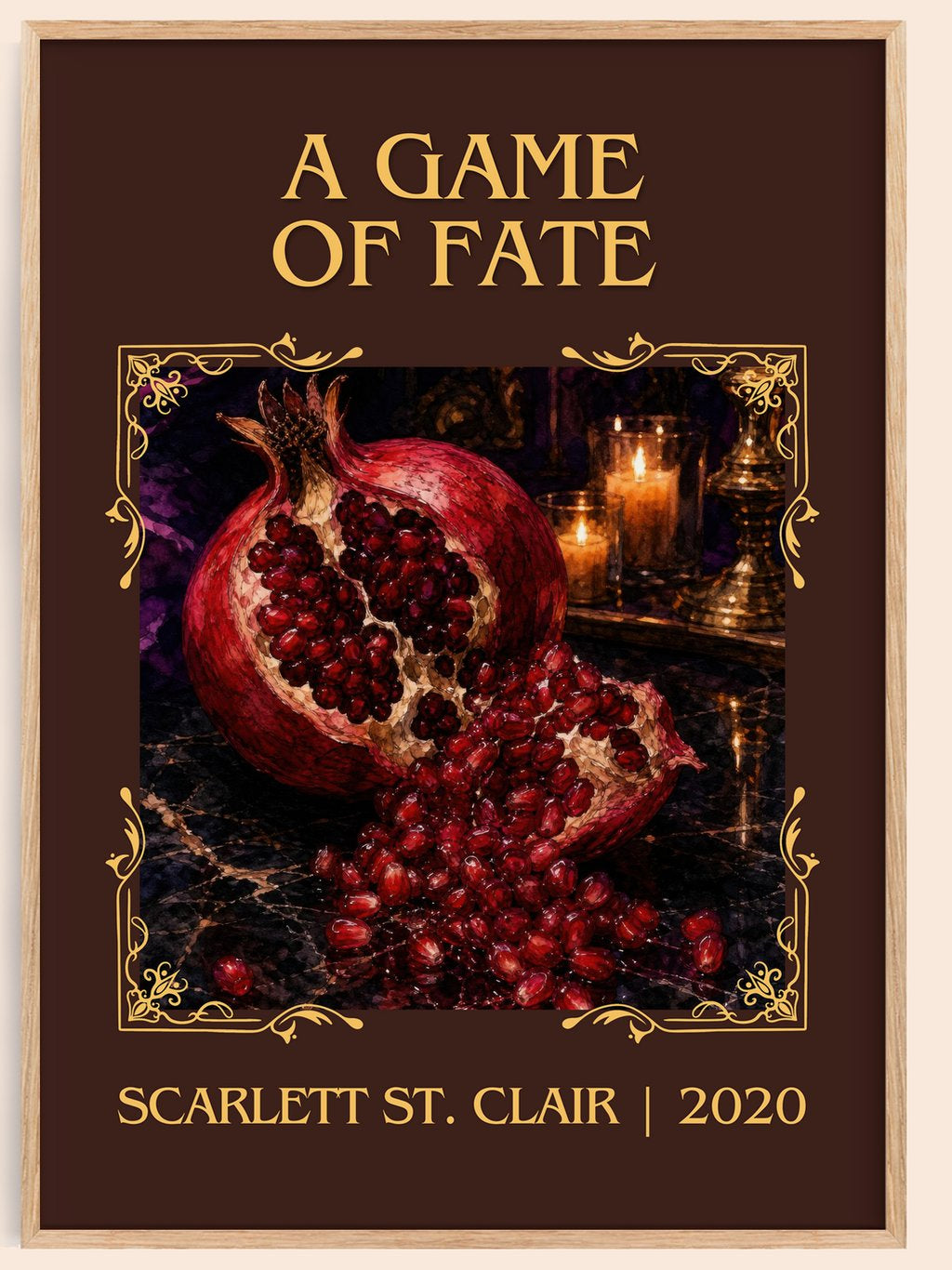 A Game of Fate Classic Book Art Print by Scarlett St. Clair – book poster