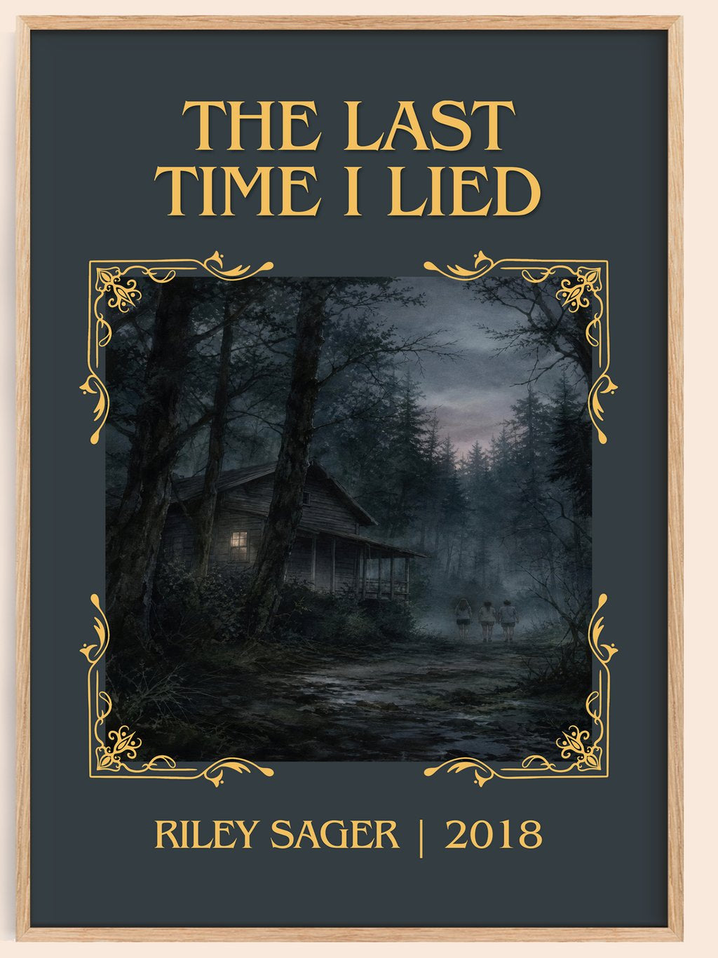 The Last Time I Lied Classic Book Art Print by Riley Sager – book poster