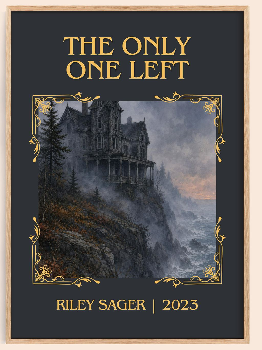 The Only One Left Classic Book Art Print by Riley Sager – book poster