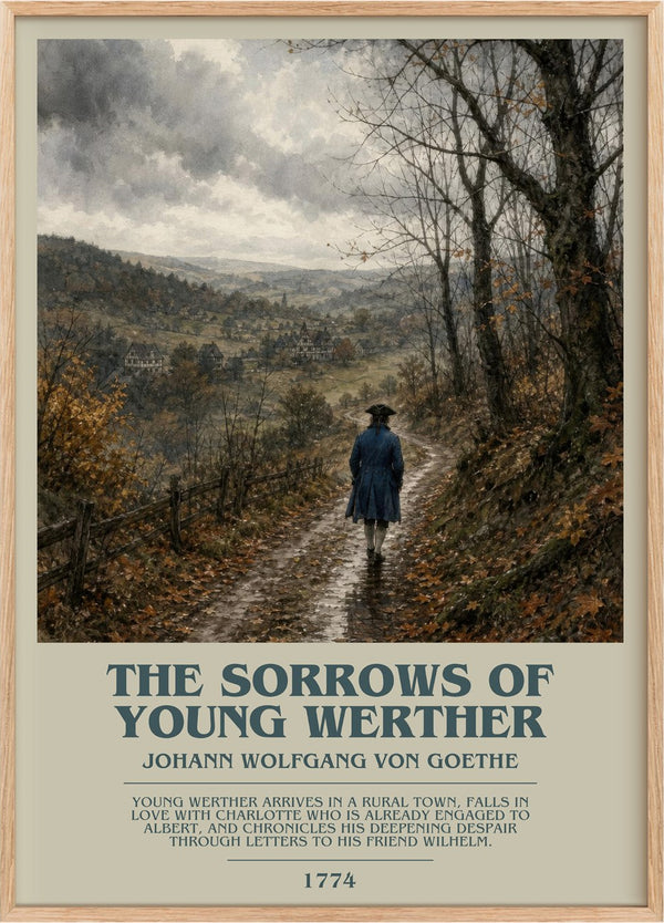 Sorrows Of Young Werther Bookish Wall Art by J. Goethe