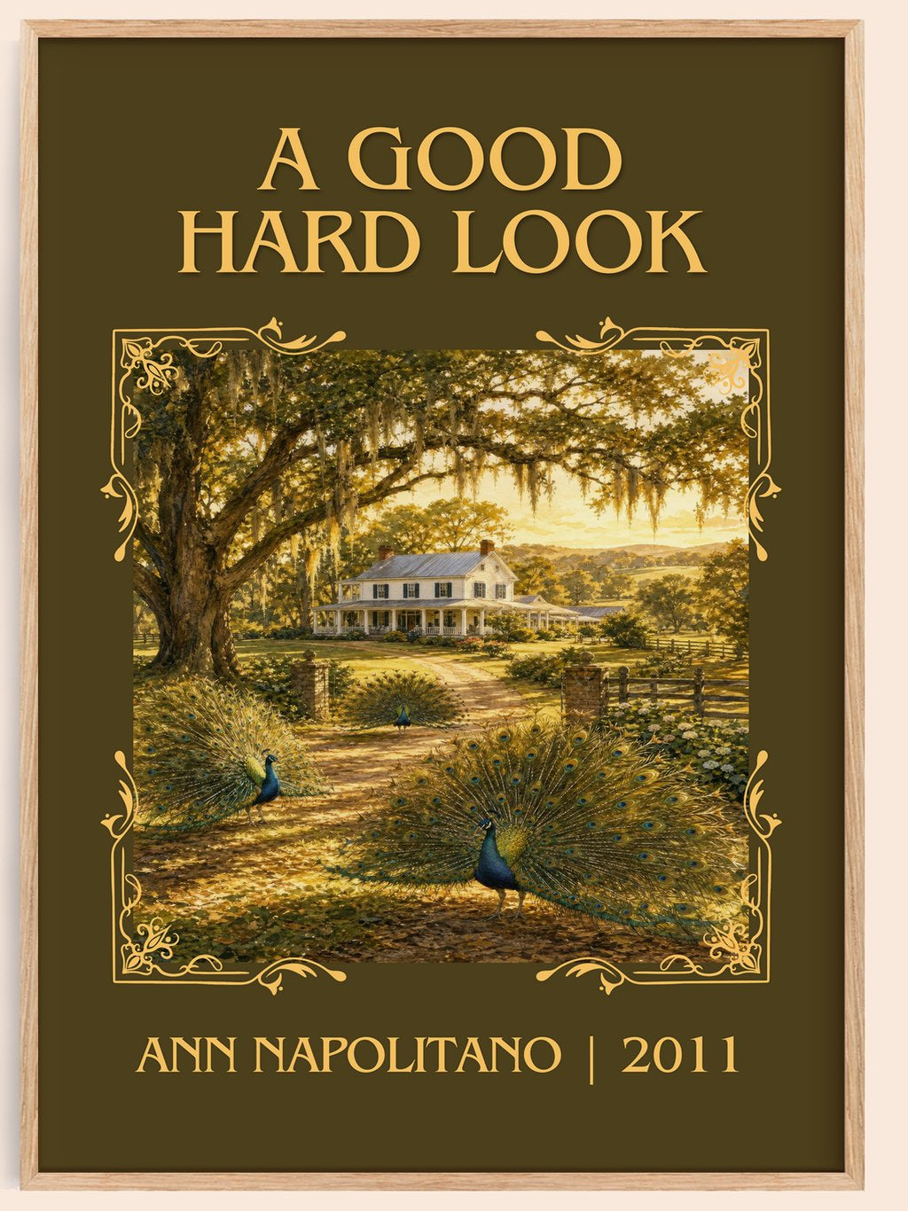 A Good Hard Look Classic Book Art Print by Ann Napolitano – book poster