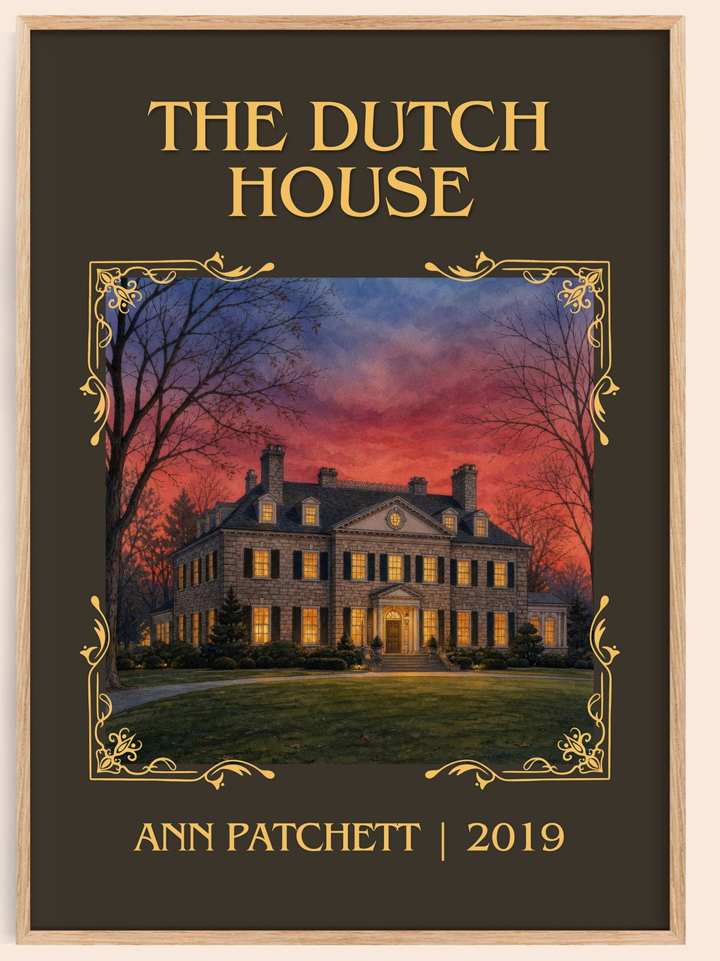 The Dutch House Classic Book Art Print by Ann Patchett – book poster