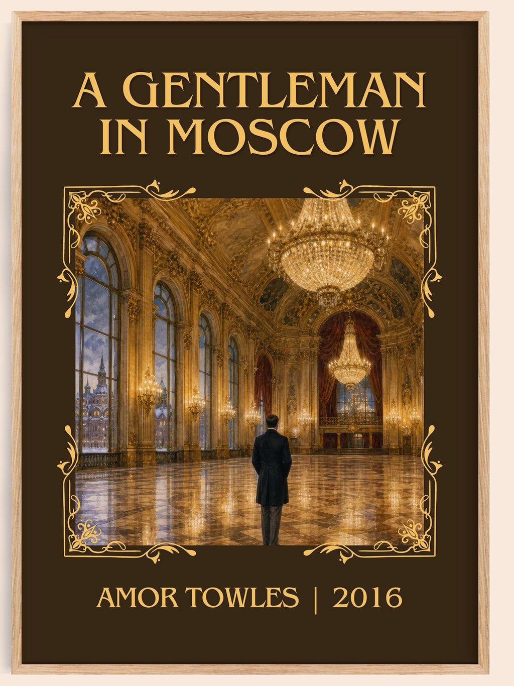 A Gentleman in Moscow Classic Book Art Print by Amor Towles – book poster