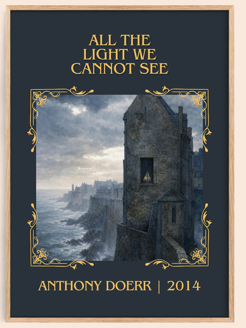 All the Light We Cannot See Classic Book Art Print by Anthony Doerr – book poster