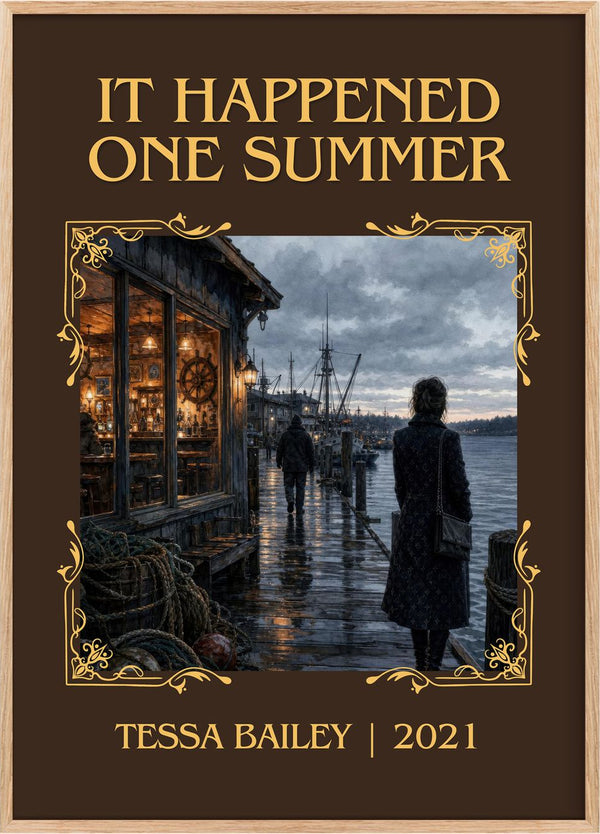 It Happened One Summer Classic Book Art Print by Tessa Bailey