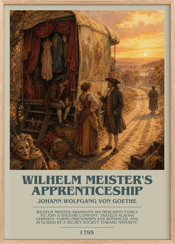 Wilhelm Meister's Apprenticeship Bookish Wall Art by J. Goethe
