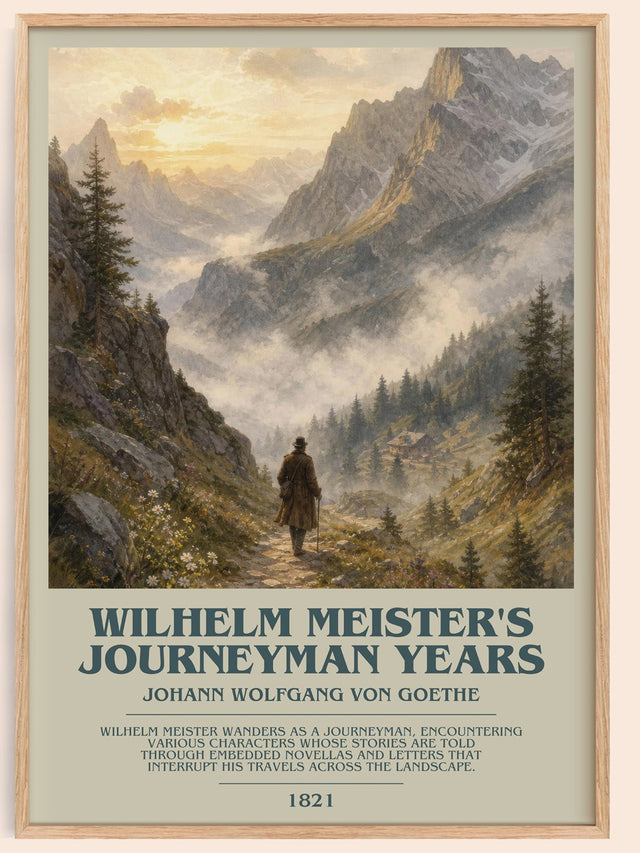 Wilhelm Meister'S Journeyman Years Bookish Wall Art by J. Goethe