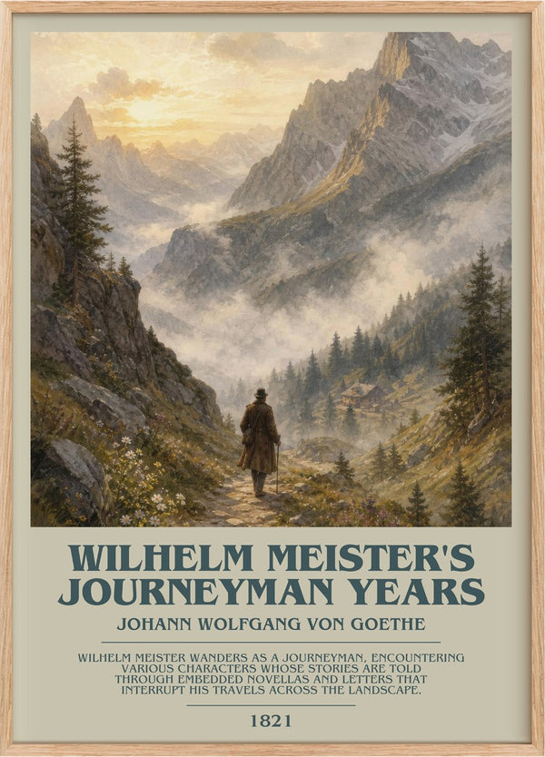 Wilhelm Meister's Journeyman Years Bookish Wall Art by J. Goethe