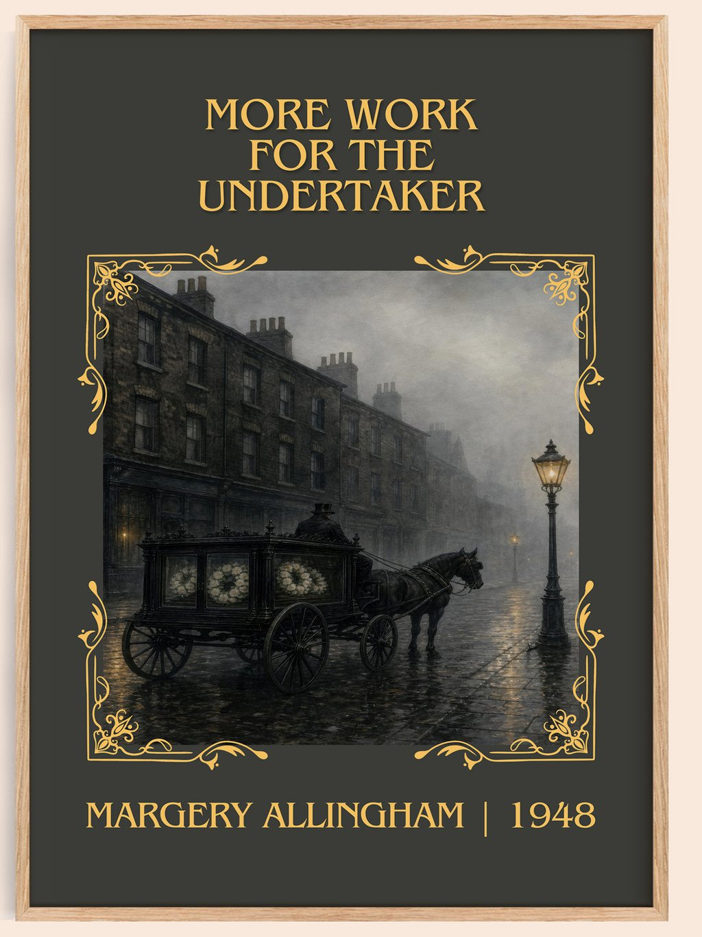 More Work for the Undertaker Classic Book Art Print by M. Allingham – book poster