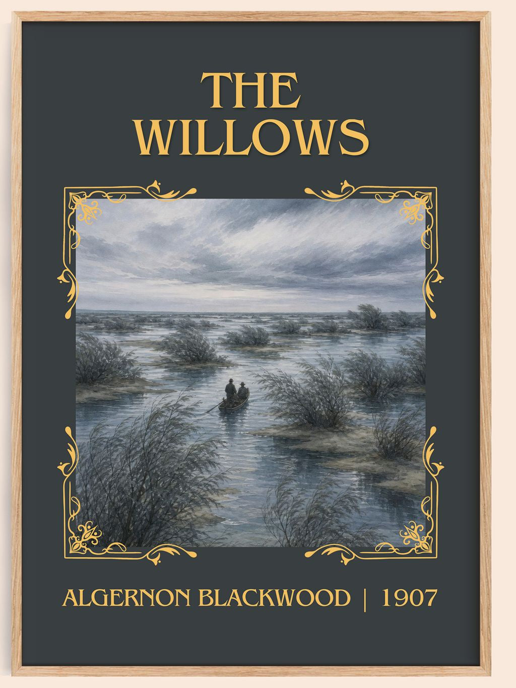 The Willows Classic Book Art Print by Algernon Blackwood – book poster