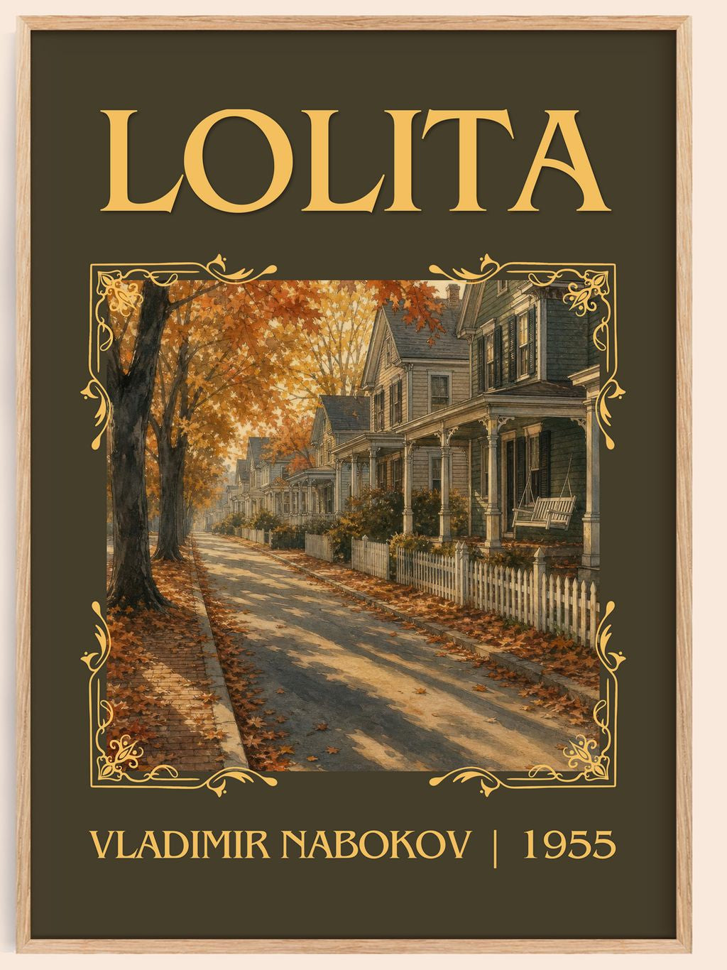 Lolita Classic Book Art Print by Vladimir Nabokov – book poster