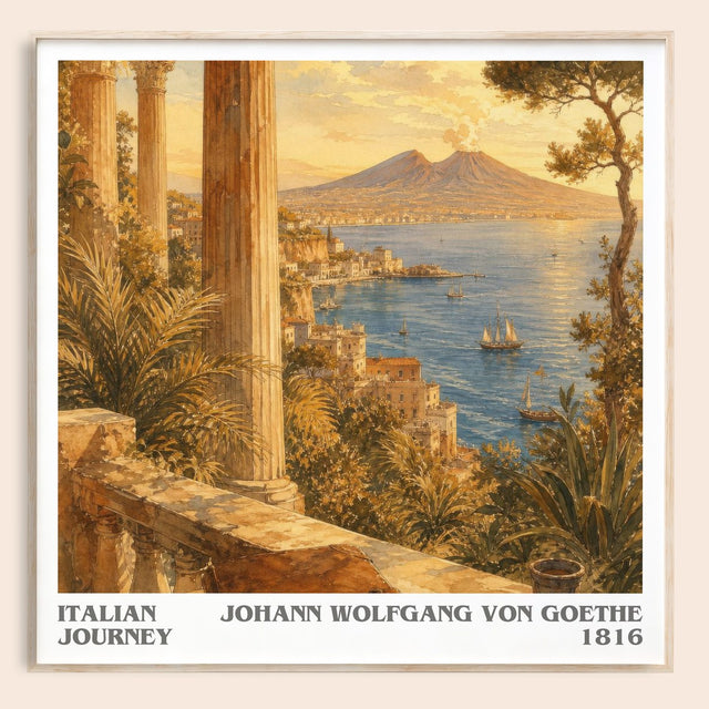 Italian Journey Literary Art Print by Johann Wolfgang Von Goethe