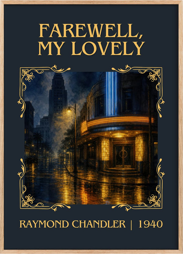 Farewell, My Lovely Classic Book Art Print by Raymond Chandler