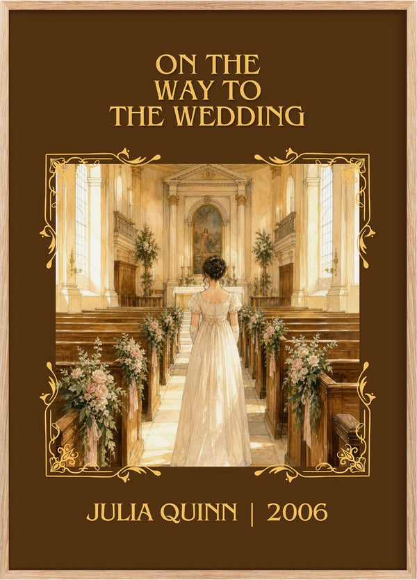 On the Way to the Wedding Classic Book Art Print by Julia Quinn