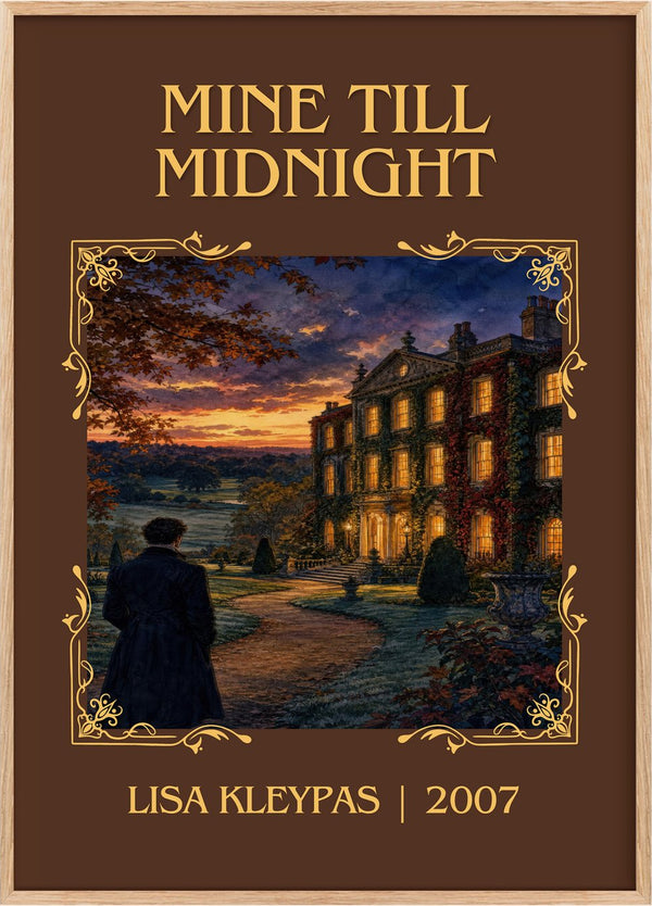 Mine Till Midnight Classic Book Art Print by Lisa Kleypas