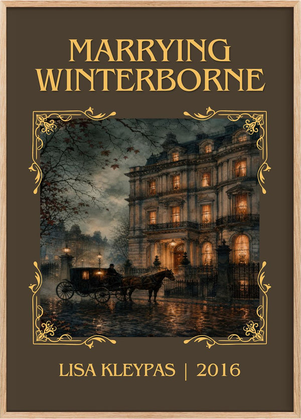Marrying Winterborne Classic Book Art Print by Lisa Kleypas