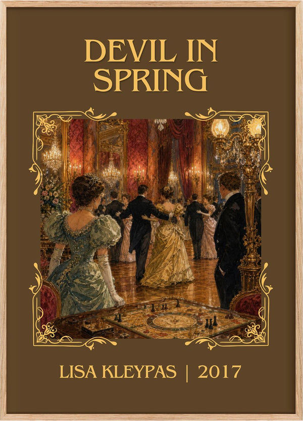 Devil in Spring Classic Book Art Print by Lisa Kleypas