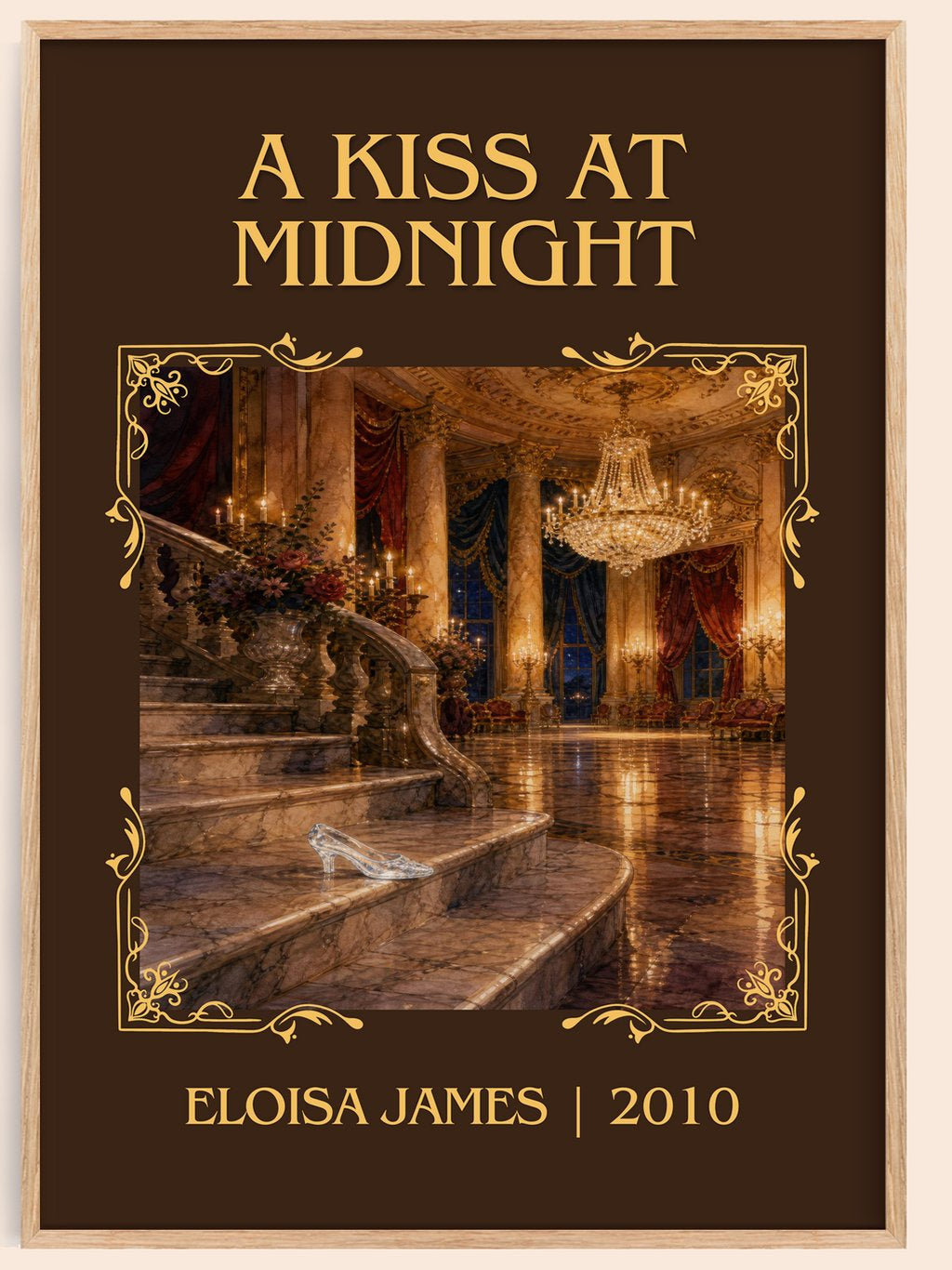 A Kiss at Midnight Classic Book Art Print by Eloisa James – book poster