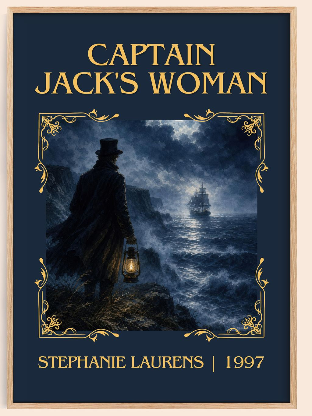Captain Jack's Woman Classic Book Art Print by Stephanie Laurens – book poster