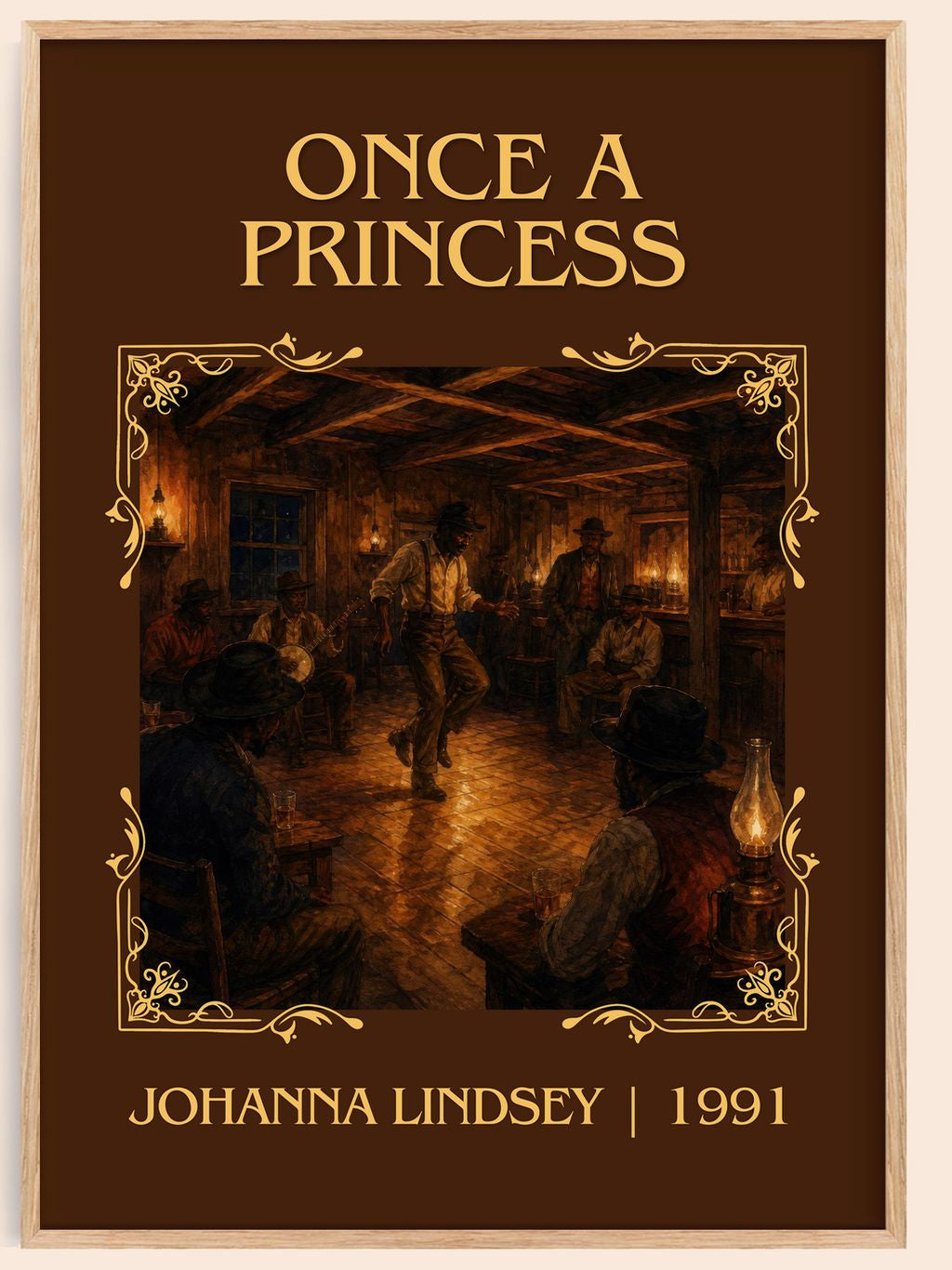 Once a Princess Classic Book Art Print by Johanna Lindsey – book poster