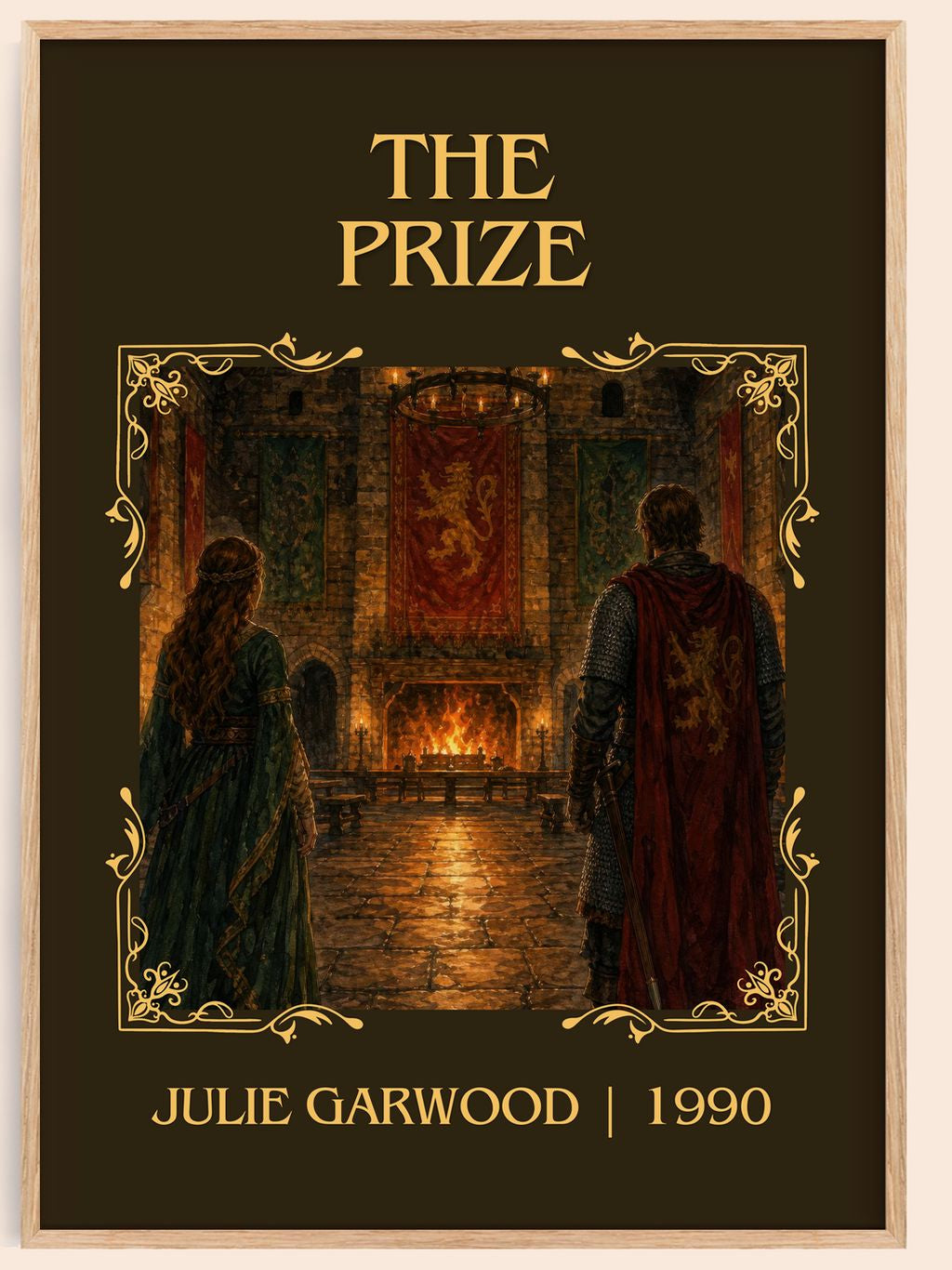The Prize Classic Book Art Print by Julie Garwood – book poster