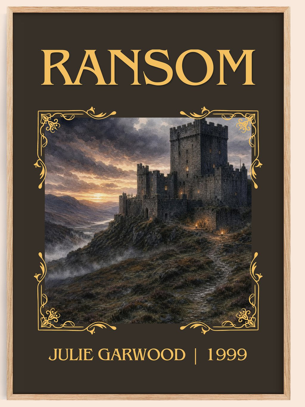 Ransom Classic Book Art Print by Julie Garwood – book poster
