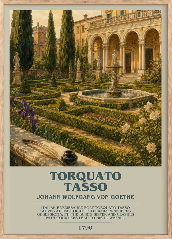 Torquato Tasso Bookish Wall Art by Johann Wolfgang Von Goethe