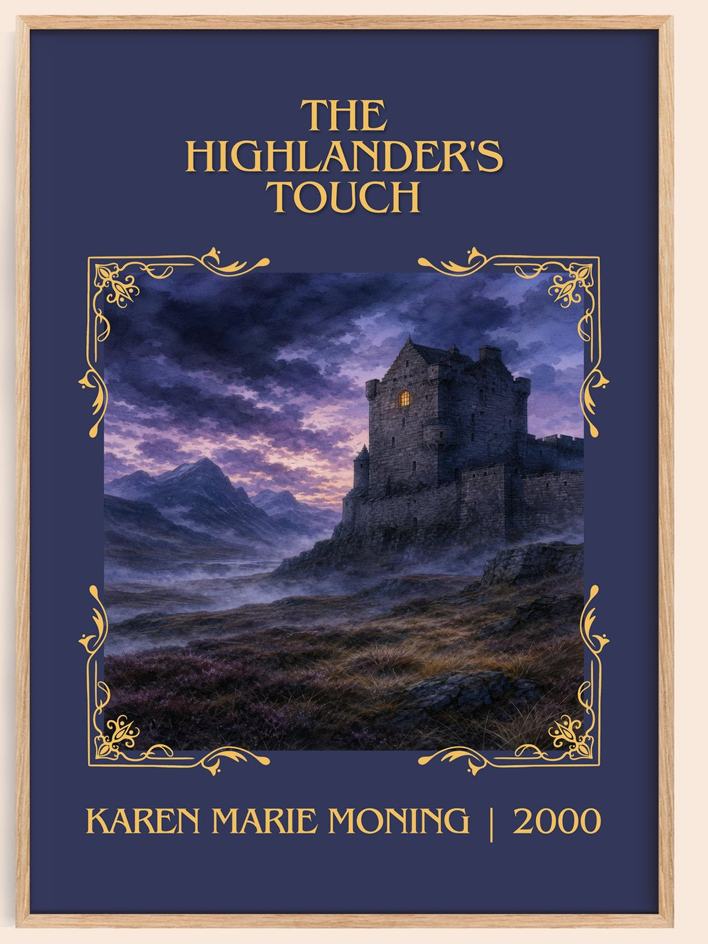 The Highlander's Touch Classic Book Art Print by Karen Marie Moning – book poster