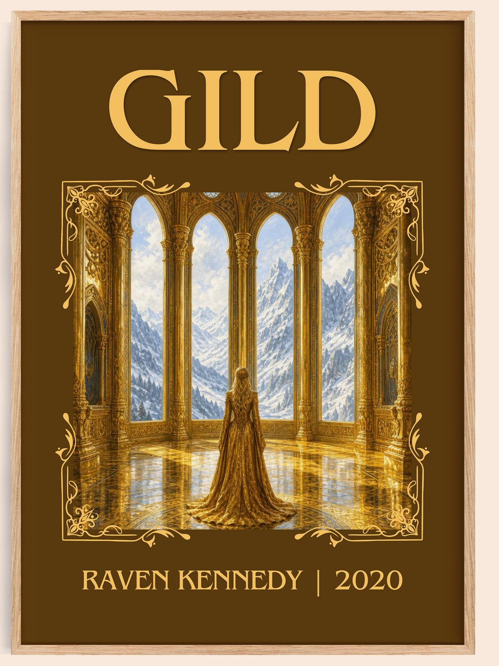 Gild Classic Book Art Print by Raven Kennedy – book poster
