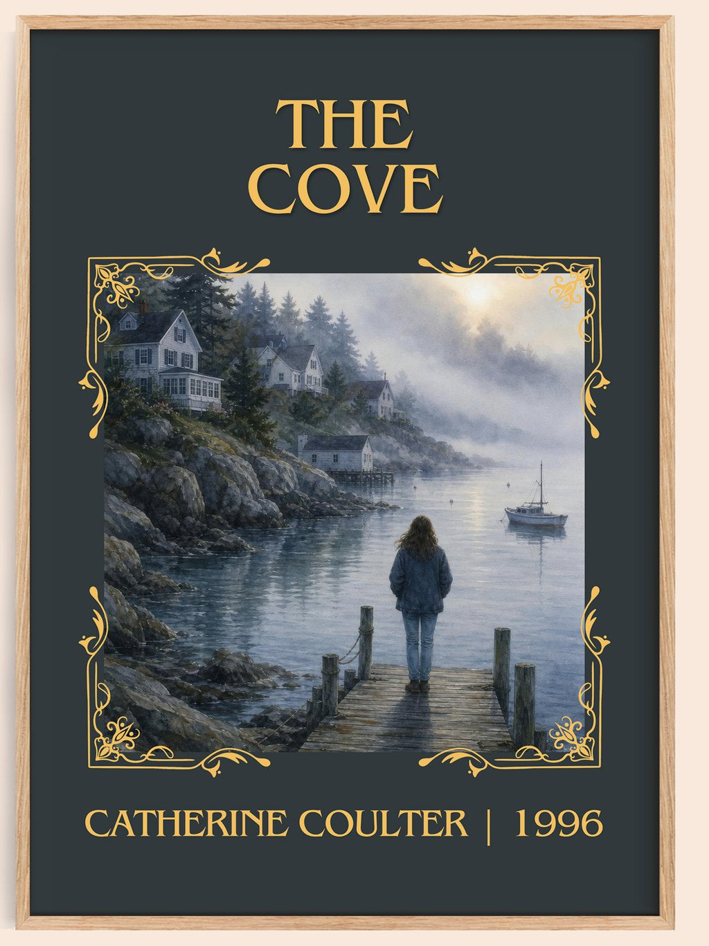 The Cove Classic Book Art Print by Catherine Coulter – book poster