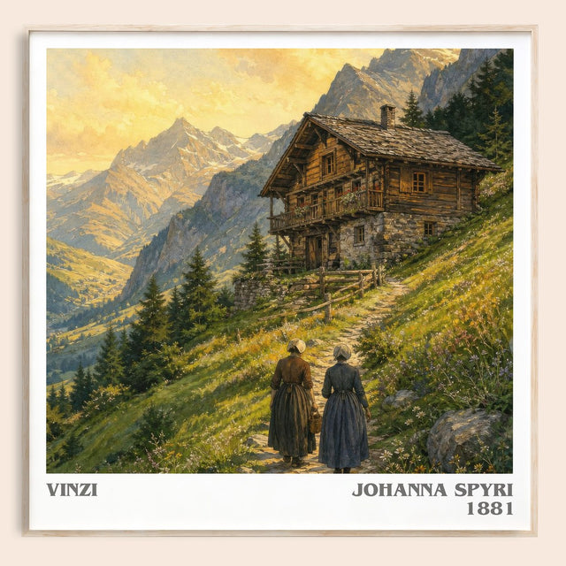 Vinzi Literary Art Print by Johanna Spyri