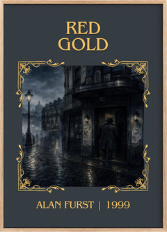 Red Gold Classic Book Art Print by Alan Furst