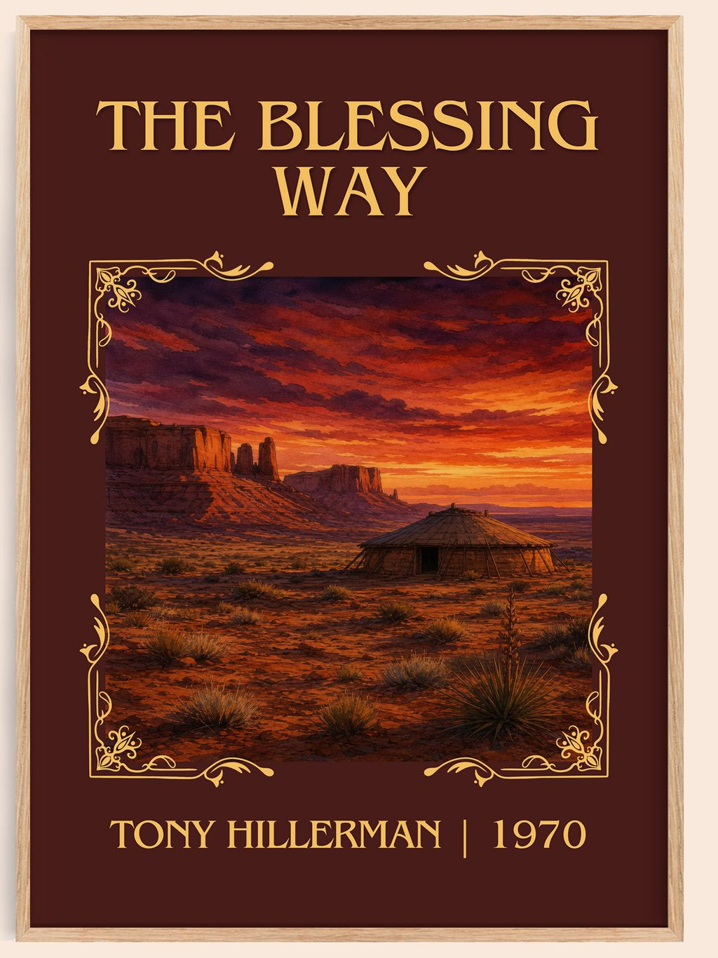 The Blessing Way Classic Book Art Print by Tony Hillerman – book poster