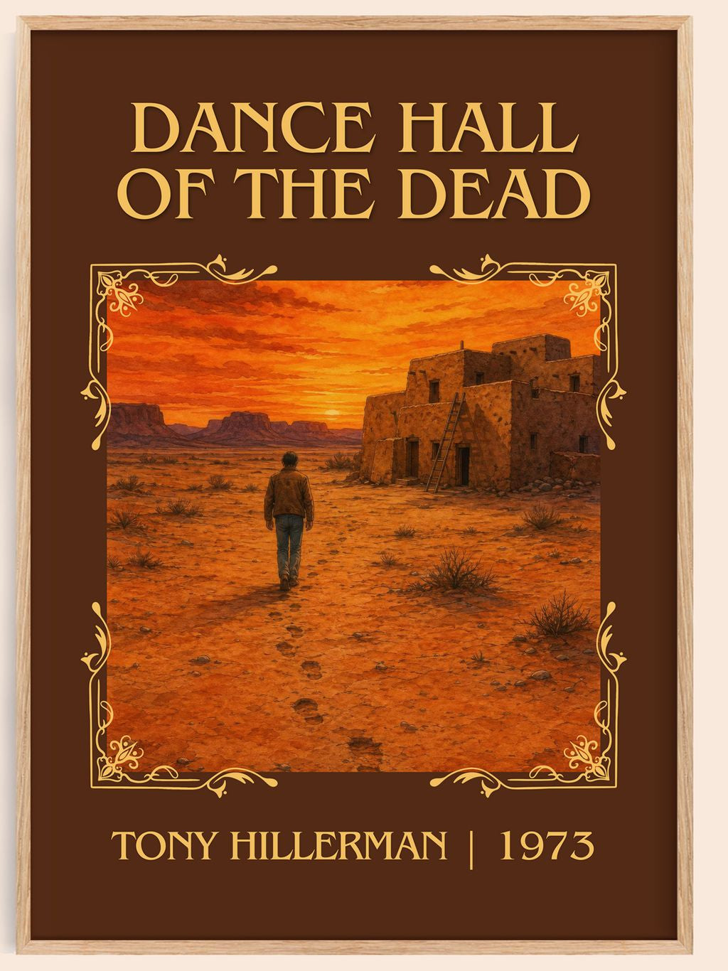 Dance Hall of the Dead Classic Book Art Print by Tony Hillerman – book poster