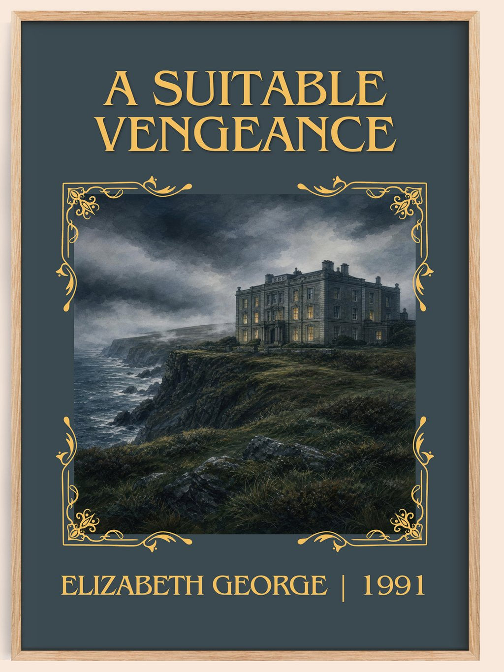 A Suitable Vengeance Classic Book Art Print by Elizabeth George – book poster