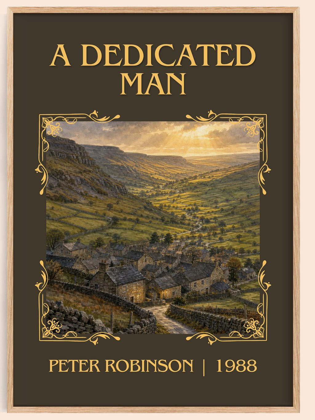 A Dedicated Man Classic Book Art Print by Peter Robinson – book poster