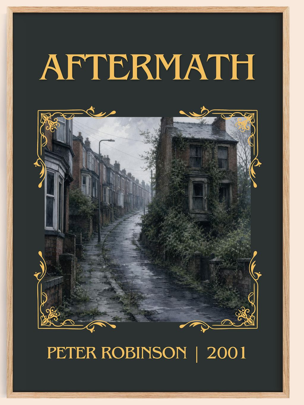Aftermath Classic Book Art Print by Peter Robinson – book poster