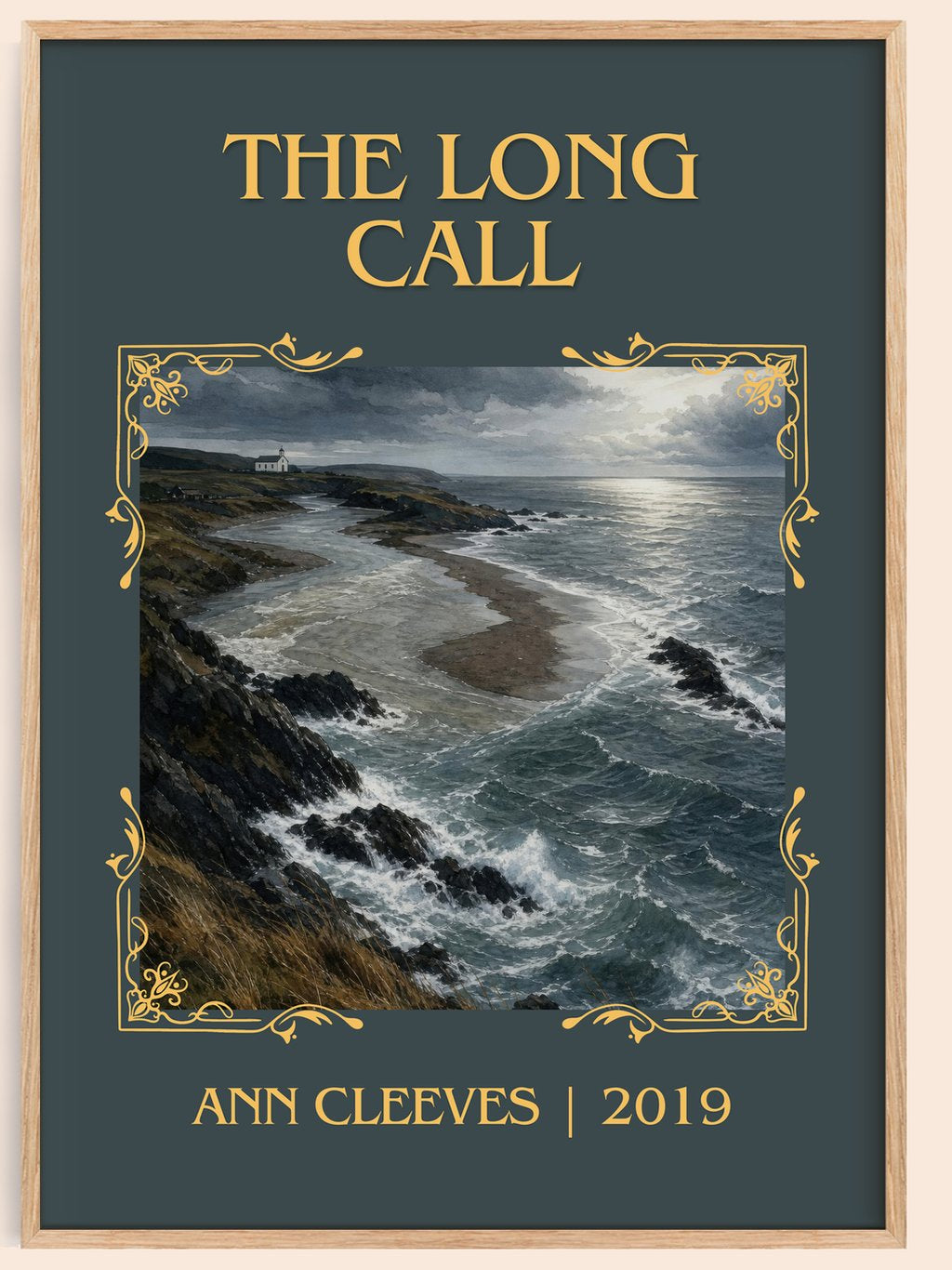 The Long Call Classic Book Art Print by Ann Cleeves – book poster