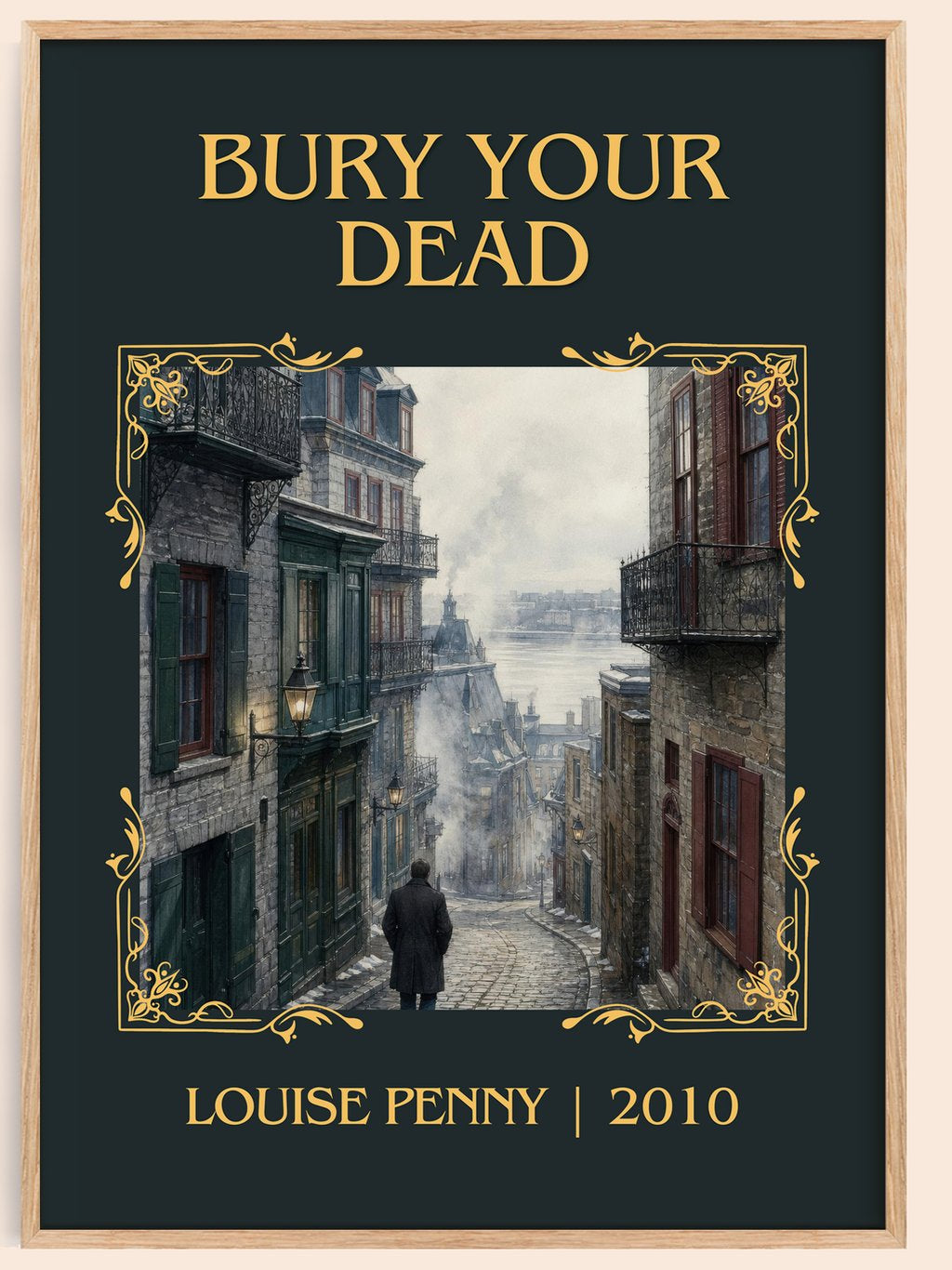 Bury Your Dead Classic Book Art Print by Louise Penny – book poster