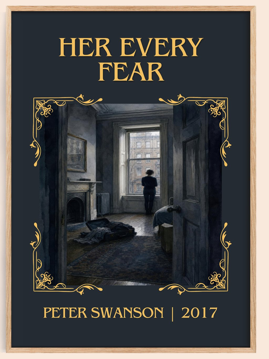 Her Every Fear Classic Book Art Print by Peter Swanson – book poster