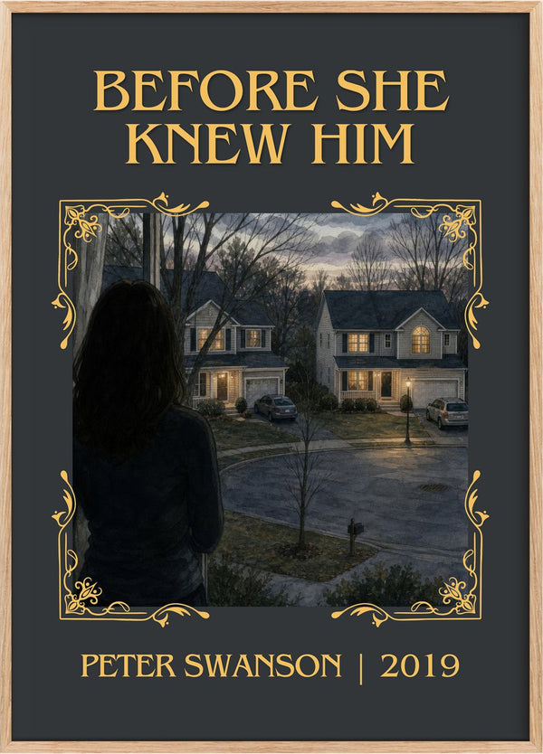 Before She Knew Him Classic Book Art Print by Peter Swanson