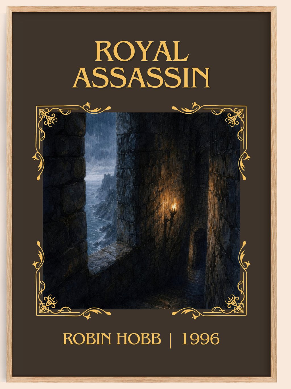 Royal Assassin Classic Book Art Print by Robin Hobb – book poster